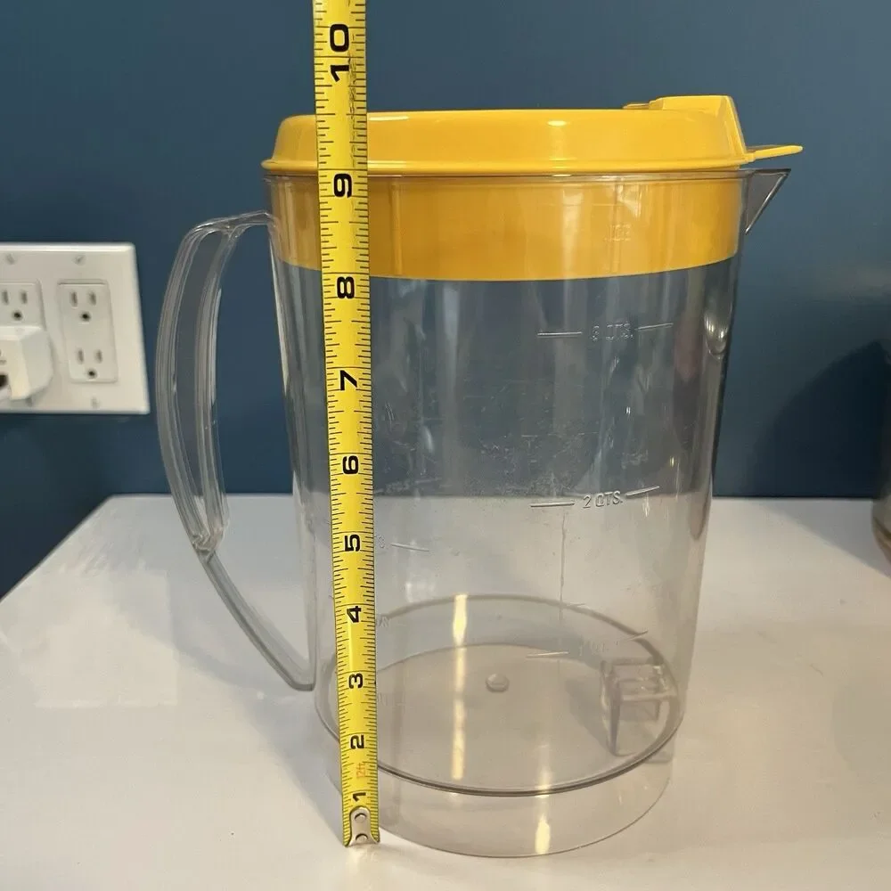 Mr Coffee Iced Tea Maker TM3.5 Replacement Pitcher Yellow Lid 3 Quart Plastic